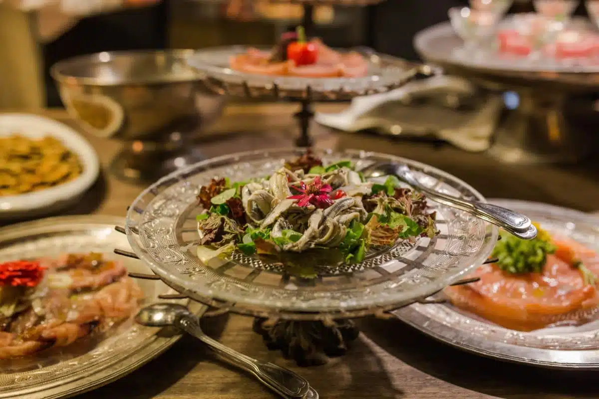 repas pour un mariage champêtre