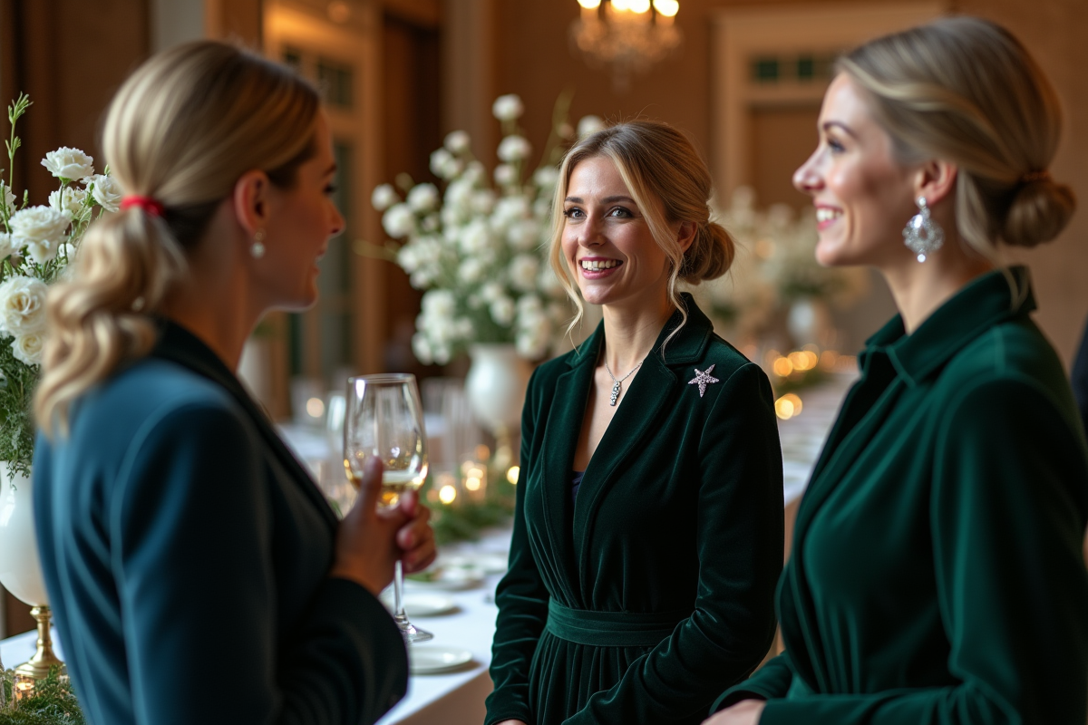 Groupe de femmes en tenues d