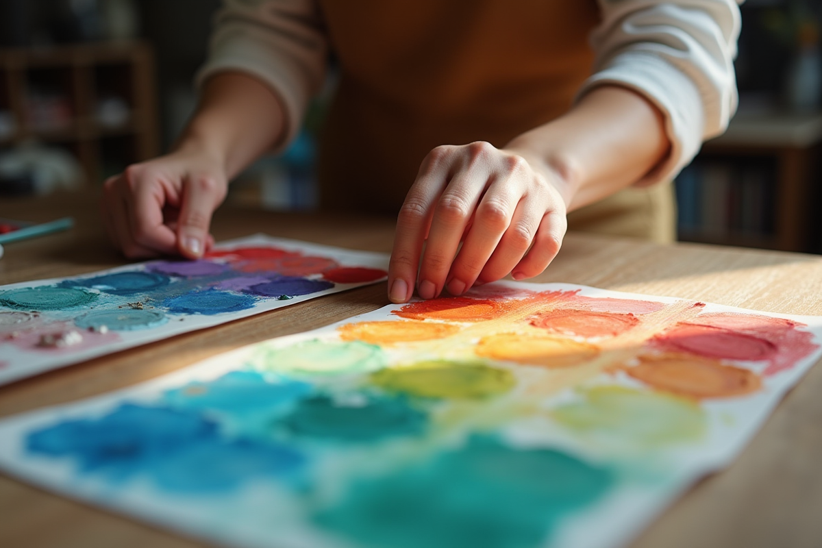 palette colorée