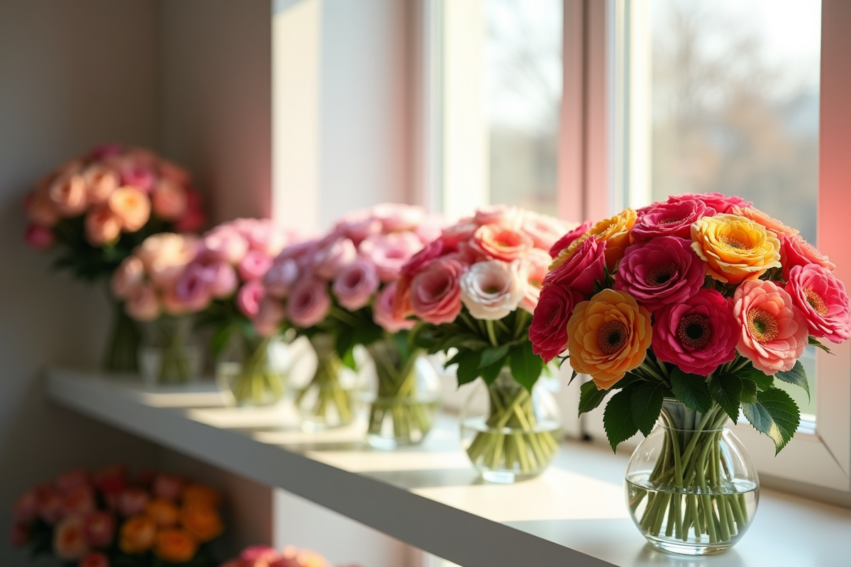 fleurs élégantes